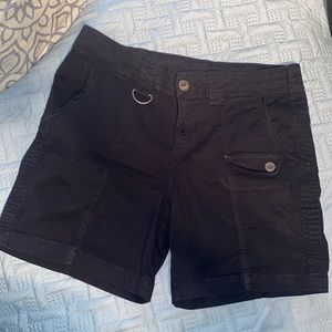 Style & Co women’s cotton pocket shorts black size 8